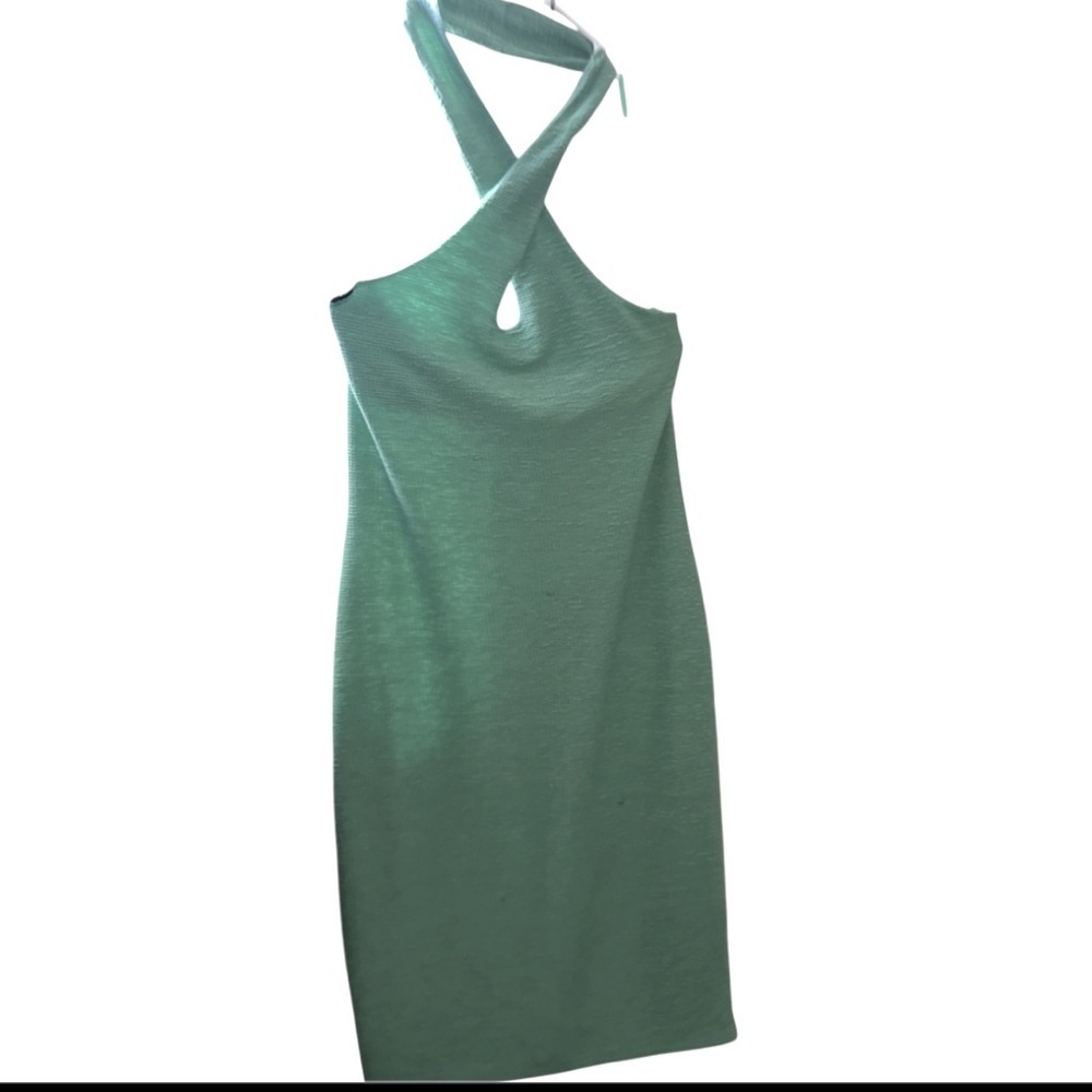 Louna Crossover Halter Neck Dress size large - Picture 5 of 16